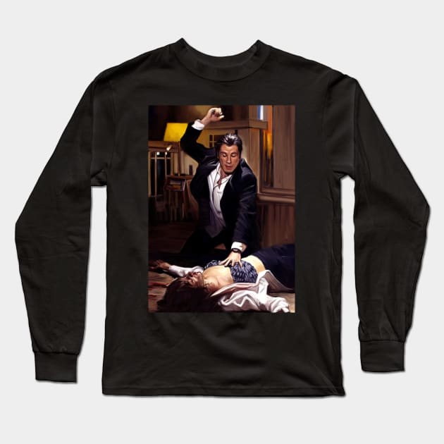 Pulp Fiction scene Long Sleeve T-Shirt by dmitryb1